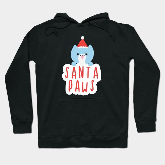 Santa Paws Hoodie by tyleraldridgedesign